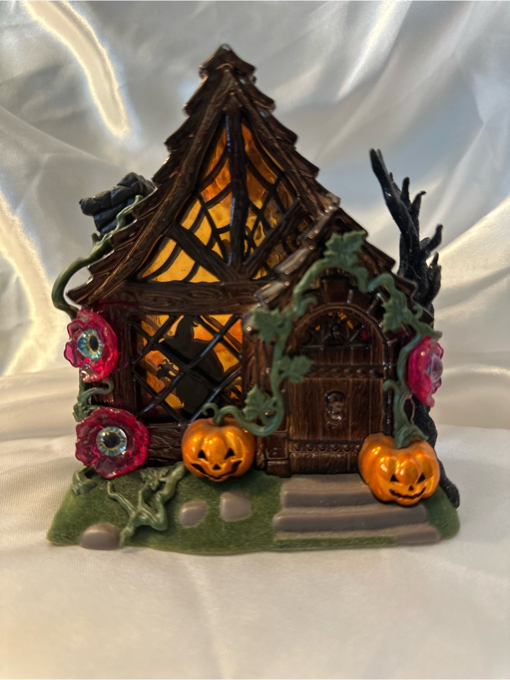 Halloween Haunted Witch Cottage Fragrance Projector Light Up Plug